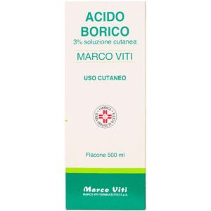Acido Borico Marco Viti Soluzione Cutanea 3% Antisettico 500ml
