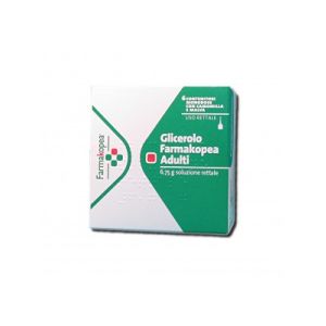 Glicerolo Farmakopea 6,75g Adulti Soluzione Rettale 6 Contenitori Monodose