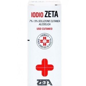 Iodio Soluzione Alcolica I  Zeta Farmaceutici  Soluzione Cutanea50ml 7% + 5%