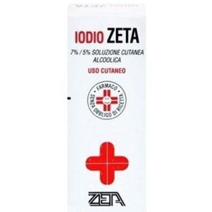 Iodio Soluzione Alcolica I  Zeta Farmaceutici  Soluzione Cutanea20ml 7% + 5%