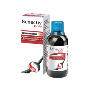 Benactiv Gola Collutorio 2,5mg/ml Flurbiprofene 160ml