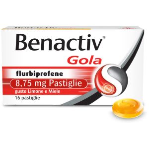 Benactiv Gola Pastiglie Limone E Miele Flurbiprofene 16 Pastiglie