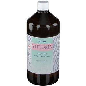 Lozione Vittoria 0,1g/100g Soluzione Cutanea Flacone da 1000 ml