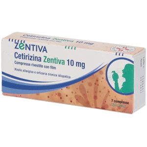 Cetirizina Zentiva 10mg 7 Compresse Rivestite
