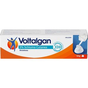 Voltalgan Antinfiammatorio Schiuma Cutanea 3% Diclofenac Distorsioni Strappi Muscolari 50ml