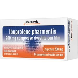 Ibuprofene Pharmamentis 200mg 24 Compresse Rivestite i Film