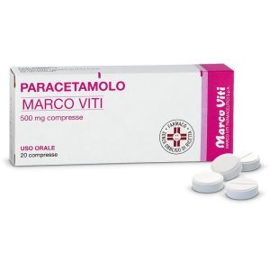 Paracetamolo Marco Viti 500mg 20 Compresse