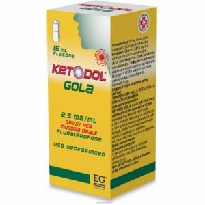 Ketodol Gola Spray Mucosa Orale 2,5mg/ml 15ml