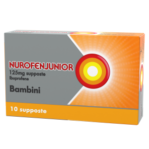 Nurofen Junior Ibuprofene 125mg Bambini 10 Supposte