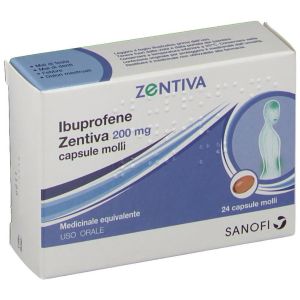 Ibuprofene Zentiva 400mg Antinfiammatorio 10 Capsule Molli