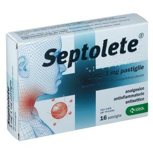 Septolete 16 Pastiglie 3mg + 1mg Aroma Cola