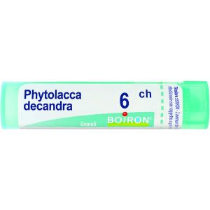 Phytolacca Decandra  Boiron  80 Granuli 6 Ch Contenitore Multidose