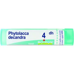 Phytolacca Decandra  Boiron  80 Granuli 4 Dh Contenitore Multidose