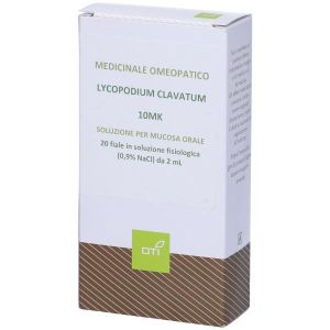 Lycopodium Clavatum 10.000k  10mk  20 Fiale 2ml Soluzione Fisiologica per Mucosa Orale