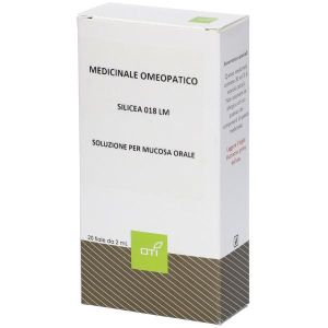 Silicea 018 Lm Potenziata Liquida 20 Fiale 2ml Soluzione Idroalcolica per Mucosa Orale