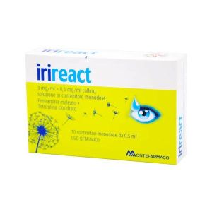 Irireact 10 Monod Collirio 0,50ml 3mg/ml + 0,5mg/ml