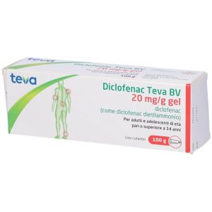 Diclofenac  Teva B.v.  Gel Derm 100g 20 Mg/g