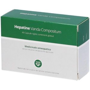 Hepatine Vanda Compositum 40 Capsule 450mg Granuli In Capsule Rigide
