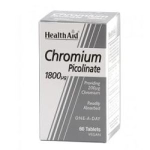 Health Aid Cromo Picolinato 200 Mcg 60 Comp