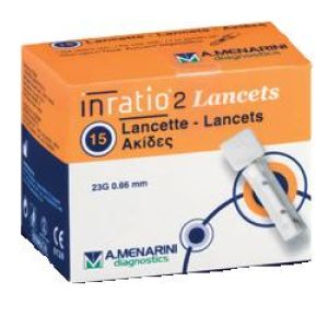 Menarini Inratio2 Lancette Dimensioni G23 15 Pezzi