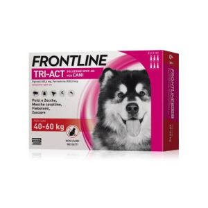 Frontline Tri-Act Soluzione Spot-On Cani 40-60 kg 6 Pipette Monodose