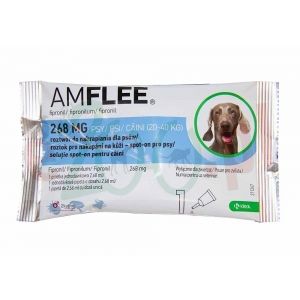 Amflee Spot On 3 Pipette Da 268mg Per Cani Di Taglia Grande Da 20 A 40 Kg