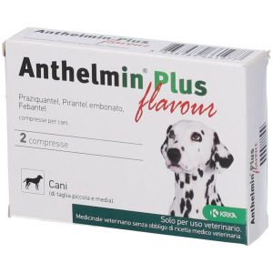Anthelmin Plus Flavour 2 Compresse Divisibili 50mg + 144mg + 150mg Cani