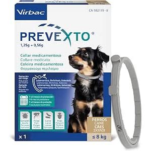 Prevexto 1 Collare 1,25g + 0,56g Cani Fino A 8Kg
