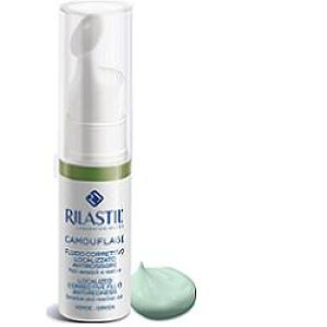 Rilastil camouflage fluido correttivo localizzato antirossore - verde-green 5 ml