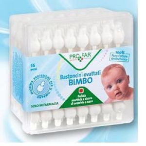 Profar bastoncini ovattati bambini 56 pezzi