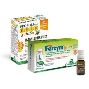New Ferzym Junior 10 Flaconi + Immunepid Junior 20 Buste