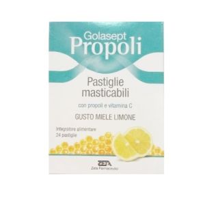 Golasept Propoli 24 Compresse Masticabili Miele Limone