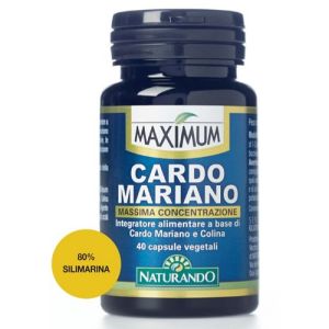 Naturando Maximum Cardo Mariano Integratore Alimentare 40 Capsule
