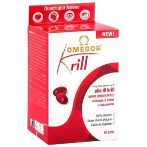 Omegor Krill Integratore Omega3 Epa E Dha Funzioni Cognitive 60 Capsule Molli