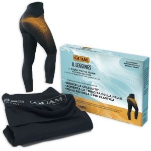 Guam leggins in tessuto rimodellante anticellulite taglia s/m