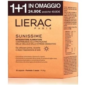 Lierac sunissime capsule duo integratore alimentare per pelle al sole 60 capsule