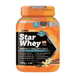 Namedsport Star Whey Perfect Isolate Integratore Alimentare Gusto Vanilla 750g