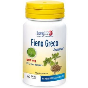 Longlife fieno greco 500mg integratore alimentare 60 capsule