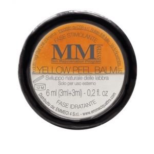 Mm system yellow peel balm dischetto sviluppo naturale labbr