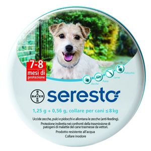 Seresto Cani Piccoli 1-8kg per Pulci e Zecche