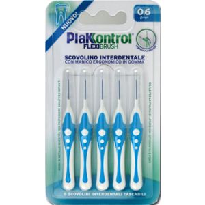 Plakkontrol scovolino interdentale flexi brush06 blister 5 pezzi