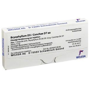 Bryophyllum D5/conchae D7 Weleda 8 Fiale Da 1ml