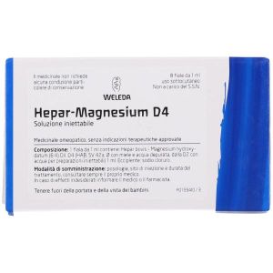 Weleda Hepar Magnesium D4 Medicinale Omeopatico 8 Fiale