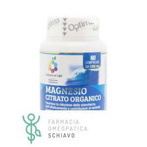 Optima Colours of Life Magnesio Citrato Integratore Sistema Nervoso 60 Compresse