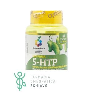 Optima Colours of Life Griffonia 5-HTP Integratore Tono dell'Umore 60 Compresse