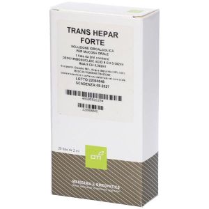 Oti Trans Hepar Forte Medicinale Omeopatico 20 Fiale Idroalcoliche
