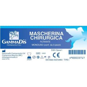 Gammadis Mascherina Antismog 3 Pezzi