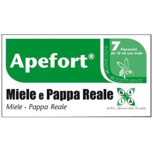 Apefort Miele Pappa Reale 7 Flaconcini 10ml