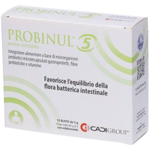 Probinul Integratore Fermenti Lattici 12 Bustine Gusto Cioccolato