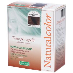 Naturalcolor Tinta per Capelli Agli Estratti Vegetali 6/4 Biondo Scuro Rame